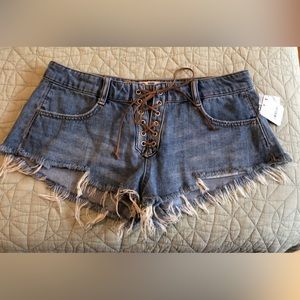 Free People NWT jeans shorts